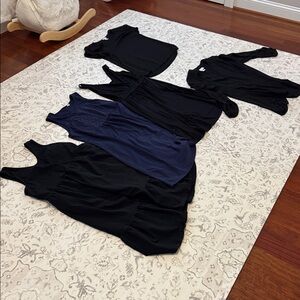 Black and Navy maternity Dresses and Tops bundle - make an offer